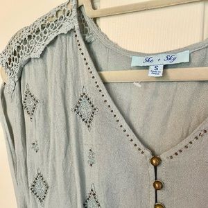 She + Sky | beaded dress